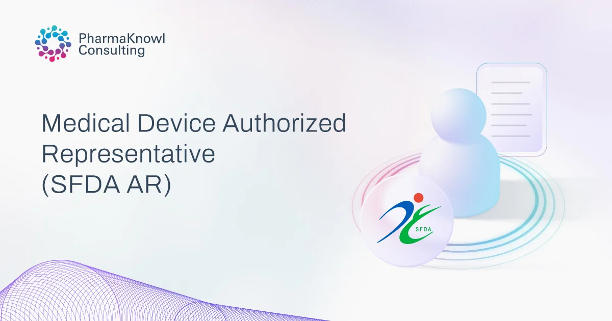 Authorized Representative for Medical Device companies in Saudi Arabia